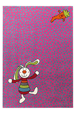 Dětský koberec Rainbow Rabbit 1 SK-0523-03 fialový