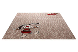 Dětský koberec Rainbow Rabbit 4 SK-0523-04 hnědý