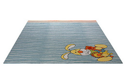 Dětský koberec zajíček Semmel Bunny modrý 4 SK-0527-01