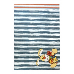 Dětský koberec zajíček Semmel Bunny modrý 1 SK-0527-01 - 1 ks