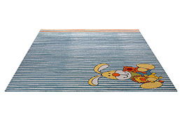 Dětský koberec zajíček Semmel Bunny modrý 1 SK-0527-01