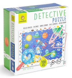 Detektivní puzzle s lupou Vesmír - 0 ks