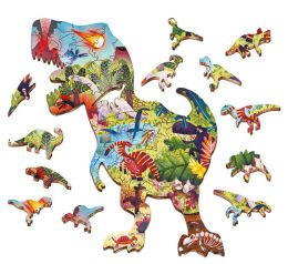 Dřevěné puzzle Dinosaurus