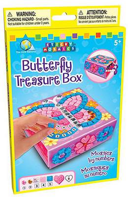 Vytvoř si krabičku na poklady - motýl