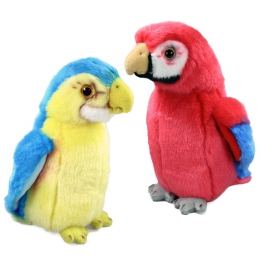 Plyšový papoušek - žlutý - 0 ks