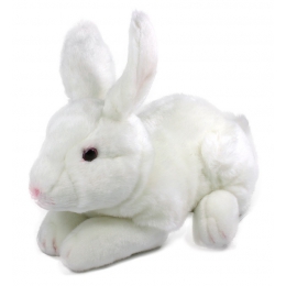 Plyšový králík bílý, velký - 0 ks