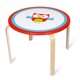 Dřevěný dětský stůl Sovička - 1 ks