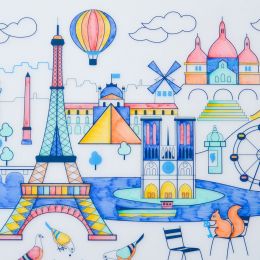 Silikonová malovací podložka Paris