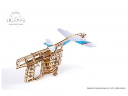 Mechanická 3D stavebnice - Vystřelovač letadel + kluzák