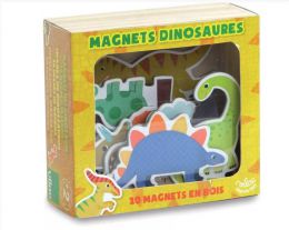 Dřevěné magnetky Dinosauři