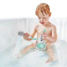 Dětská sprcha Slon šedotyrkysový - hračka do vany