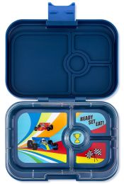 Yumbox Krabička na svačinu - svačinový box Panino - Monte Carlo blue Race cars