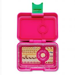 Krabička na svačinu - svačinový box Minisnack, tmavě růžová - 0 ks