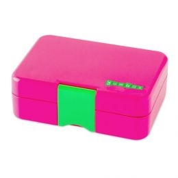 Krabička na svačinu - svačinový box Minisnack, tmavě růžová
