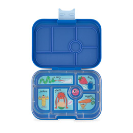 Yumbox Krabička na svačinu - svačinový box Original - True Blue Funny Monsters