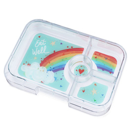 Krabička na svačinu - svačinový box XL Tapas 4 - Portofino Dreamy Purple Rainbow