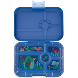 Yumbox Krabička na svačinu - svačinový box XL Tapas 5 - True Blue Jungle