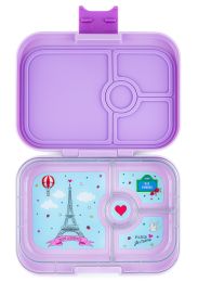 Yumbox Krabička na svačinu - svačinový box Panino - Lulu Purple Paris Love
