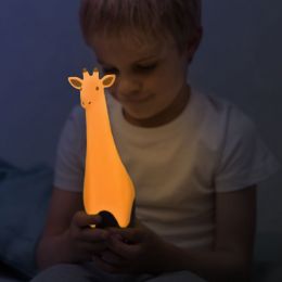 Svítilna s nočním světlem - žirafa Gina, růžová