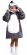 Hřejivá televizní mikinová deka s kapucí pro děti 3-6 let - Tučňák - 0 ks